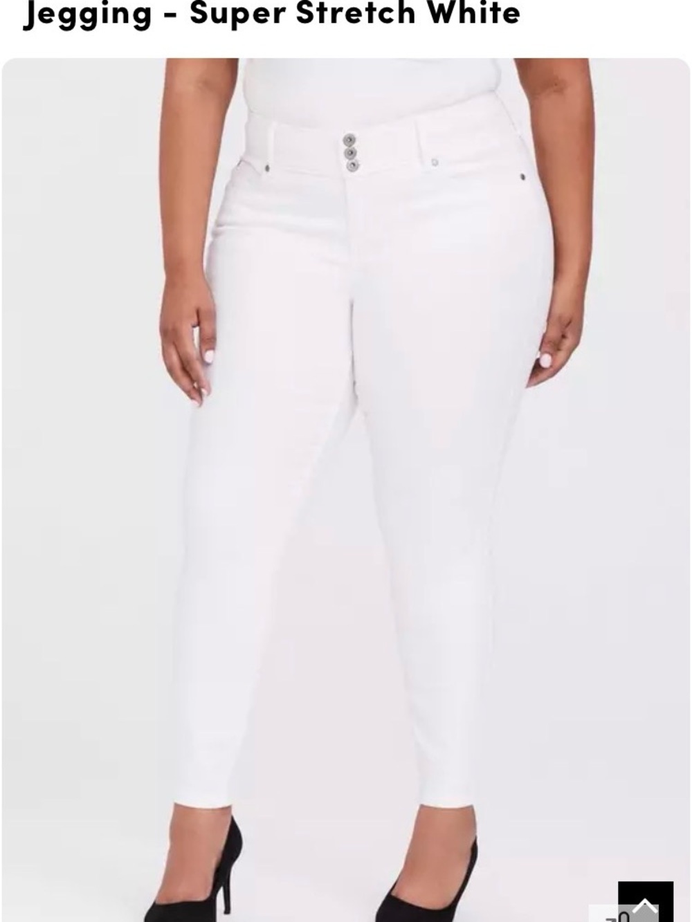 Torrid Super Stretch White Jeggings - Women's Plus